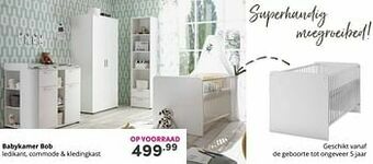 Baby & Tiener Babykamer bob aanbieding