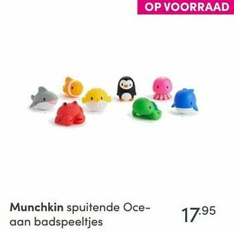Baby & Tiener Munchkin spuitende oceaan badspeeltjes aanbieding