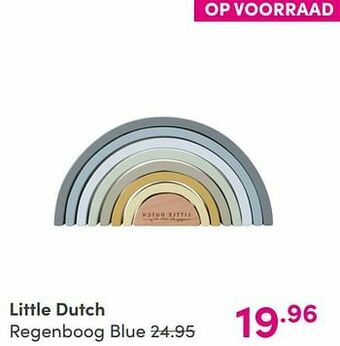 Baby & Tiener Little dutch regenboog blue aanbieding