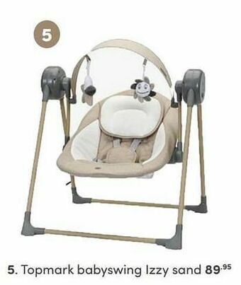 Baby & Tiener Topmark babyswing izzy sand aanbieding