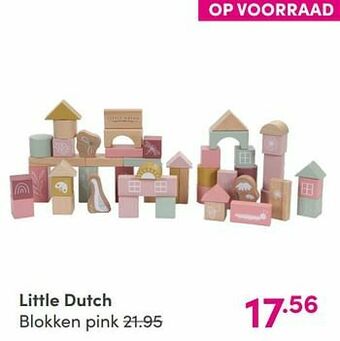 Little dutch blokken pink