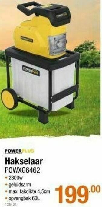 Cevo Powerplus hakselaar powxg6462 aanbieding