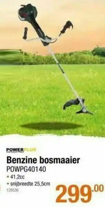 Cevo Powerplus benzine bosmaaier powpg40140 aanbieding