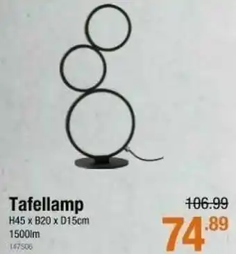 Cevo Tafellamp aanbieding