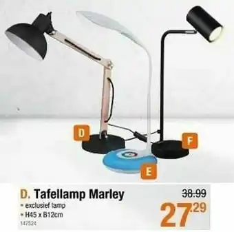 Cevo Tafellamp marley aanbieding