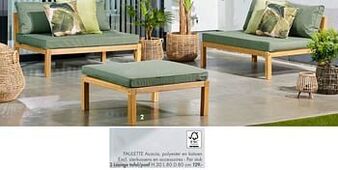 Casa Paulette lounge tafel-poef aanbieding