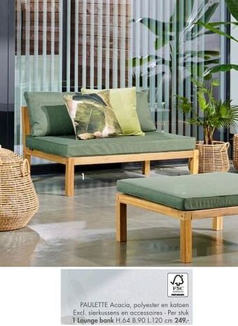 Casa Paulette lounge bank aanbieding