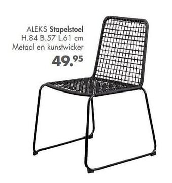 Casa Aleks stapelstoel aanbieding