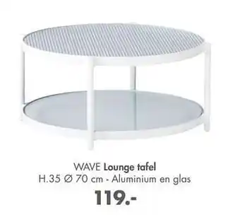 Casa Wave lounge tafel aanbieding