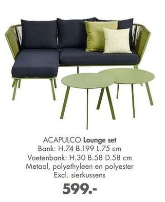 Casa Acapulco lounge set aanbieding
