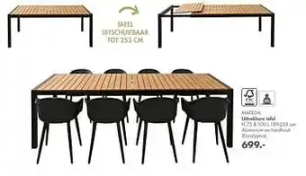 Casa Matilda uittrekbare tafel aanbieding