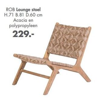 Rob lounge stoel