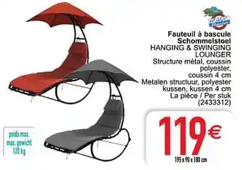 Cora Fauteuil à bascule schommelstoel aanbieding
