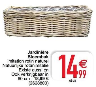 Cora Jardinière bloembak aanbieding