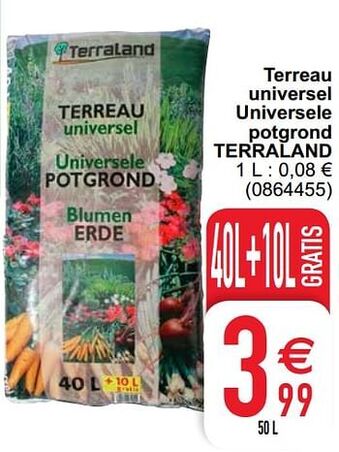 Cora Terreau universel universele potgrond terraland aanbieding