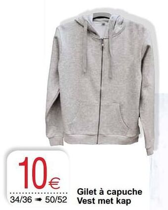 Cora Gilet à capuche vest met kap aanbieding