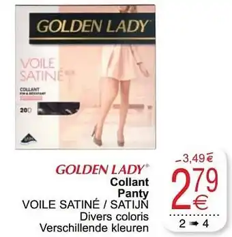 Collant panty voile satiné - satijn