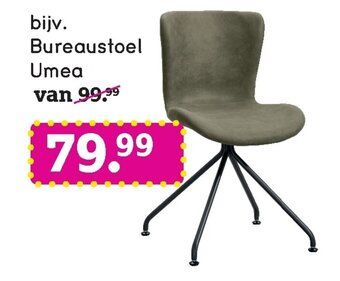 Leen Bakker Bureaustoel Umea aanbieding