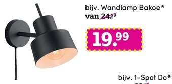 Leen Bakker Wandlamp Bakoe aanbieding