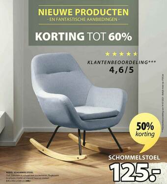 Jysk Nebel Schommelstoel aanbieding
