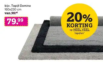 Leen Bakker Tapijt Domino 160*230 cm aanbieding