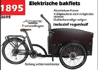 iTEK Elektrische Bakfiets aanbieding