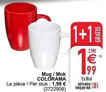 Cora Mug - mok colorama aanbieding