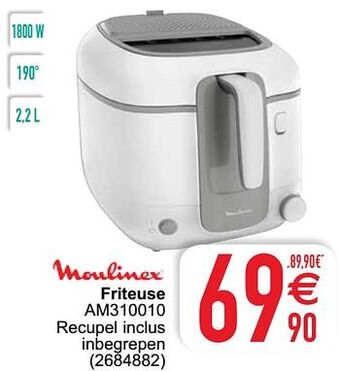Cora Moulinex friteuse am310010 aanbieding