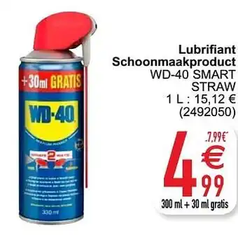 Cora Lubrifiant schoonmaakproduct wd-40 smart straw aanbieding