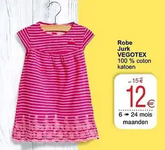 Cora Robe jurk vegotex aanbieding