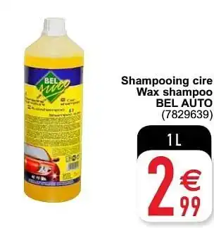 Cora Shampooing cire wax shampoo bel auto 1L aanbieding