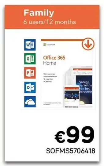 CompuDeals Office 365 home SOFMS5706418 aanbieding