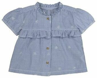 HEMA HEMA Baby Tuniek Blauw (blauw) aanbieding