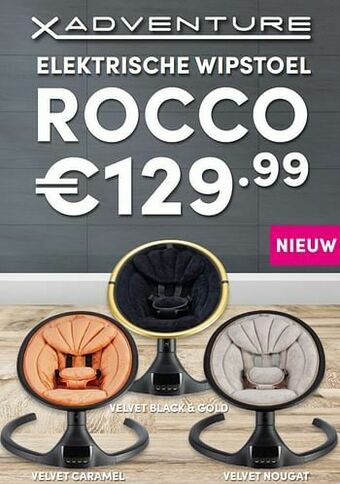 Baby & Tiener X-adventure elektrische wipstoel rocco aanbieding