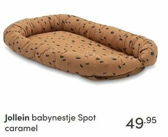 Baby & Tiener Jollein babynestje spot caramel aanbieding