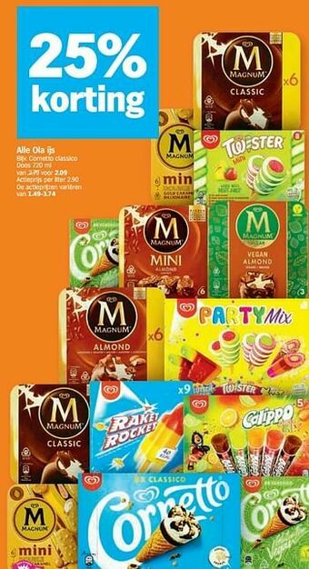 Albert Heijn Cornetto classico aanbieding