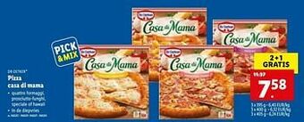 Lidl Pizza casa di mama aanbieding