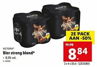Lidl Bier strong blond aanbieding