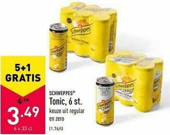 ALDI Tonic aanbieding
