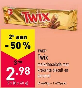 ALDI Twix aanbieding