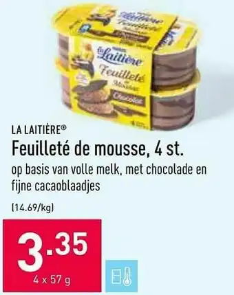 Feuilleté de mousse