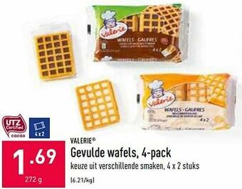 ALDI Gevulde wafels aanbieding