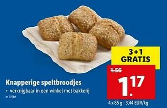 Knapperige speltbroodjes