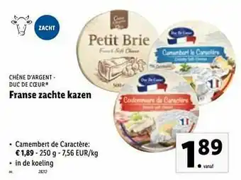 Lidl Camembert de caractère aanbieding