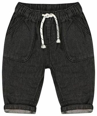 HEMA HEMA Babybroek Denim Zwart (zwart) aanbieding