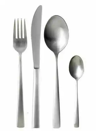 HEMA HEMA 16-delige Bestekset Oslo (zilver) aanbieding