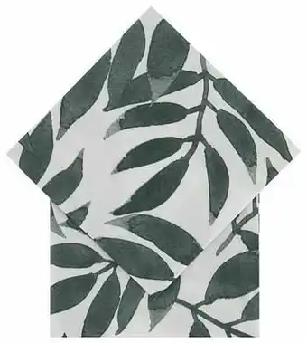 HEMA HEMA Servetten 24x24 Papier Bladeren- 20 Stuks aanbieding