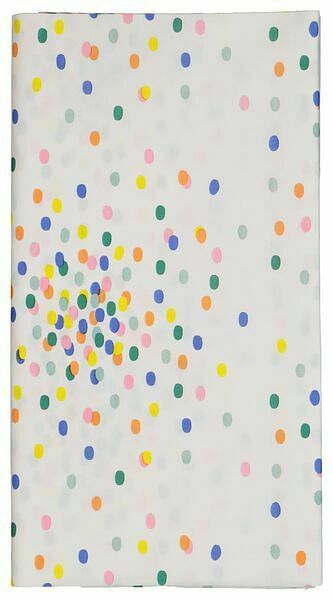 HEMA HEMA Tafelkleed Papier 138x220 Confetti aanbieding