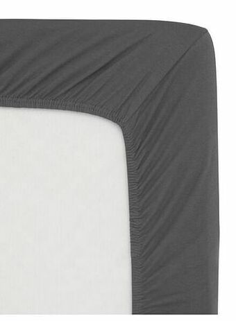HEMA HEMA Hoeslaken - Jersey Katoen Donkergrijs (donkergrijs) aanbieding