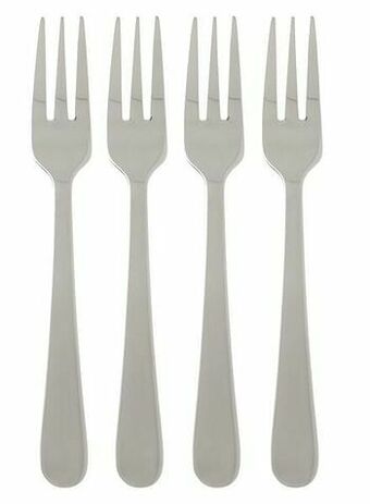 HEMA HEMA Gebaksvorkjes Sydney - 4 Stuks (zilver) aanbieding